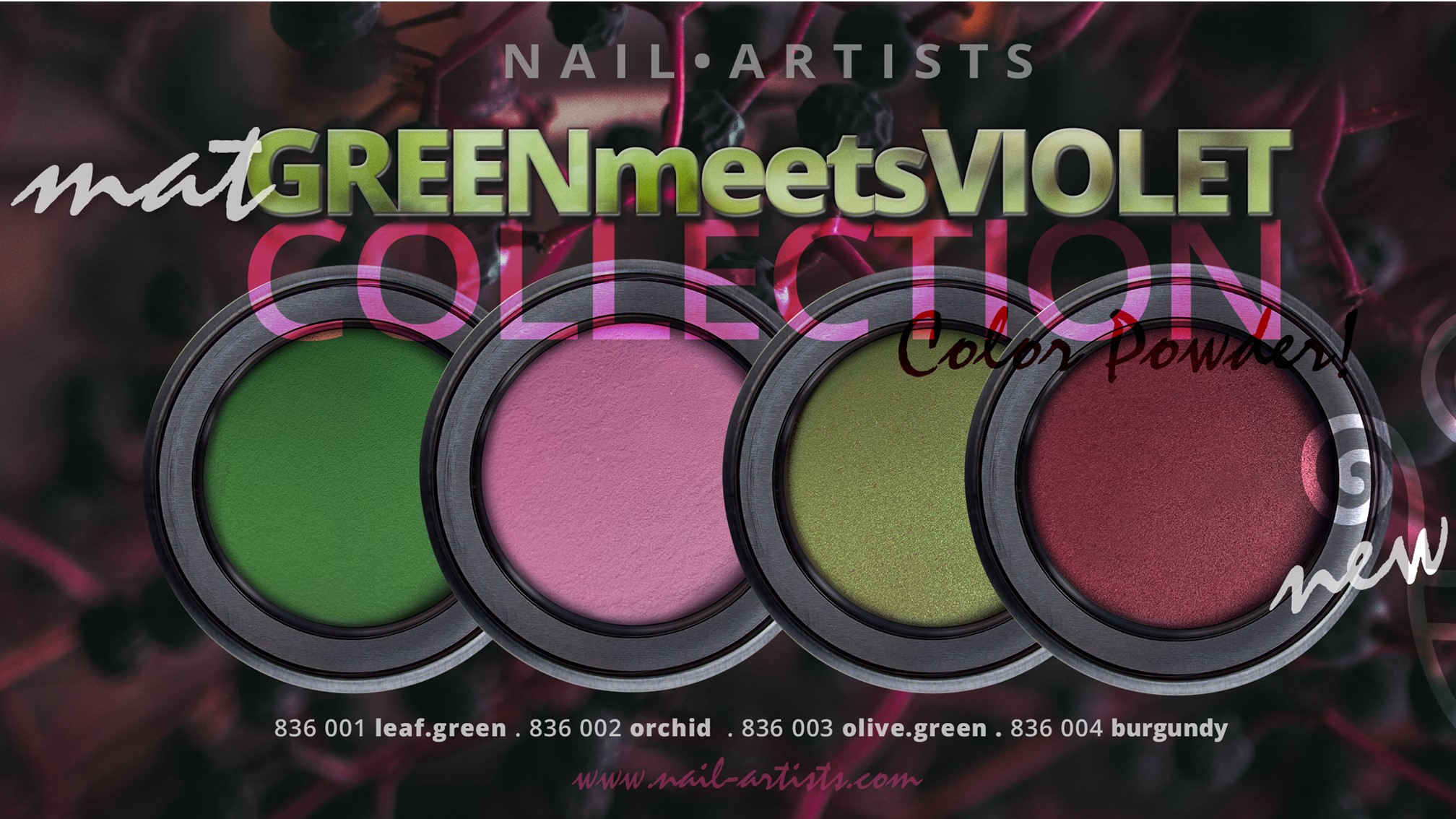 Nieuwe Color Powders van Nail Artists