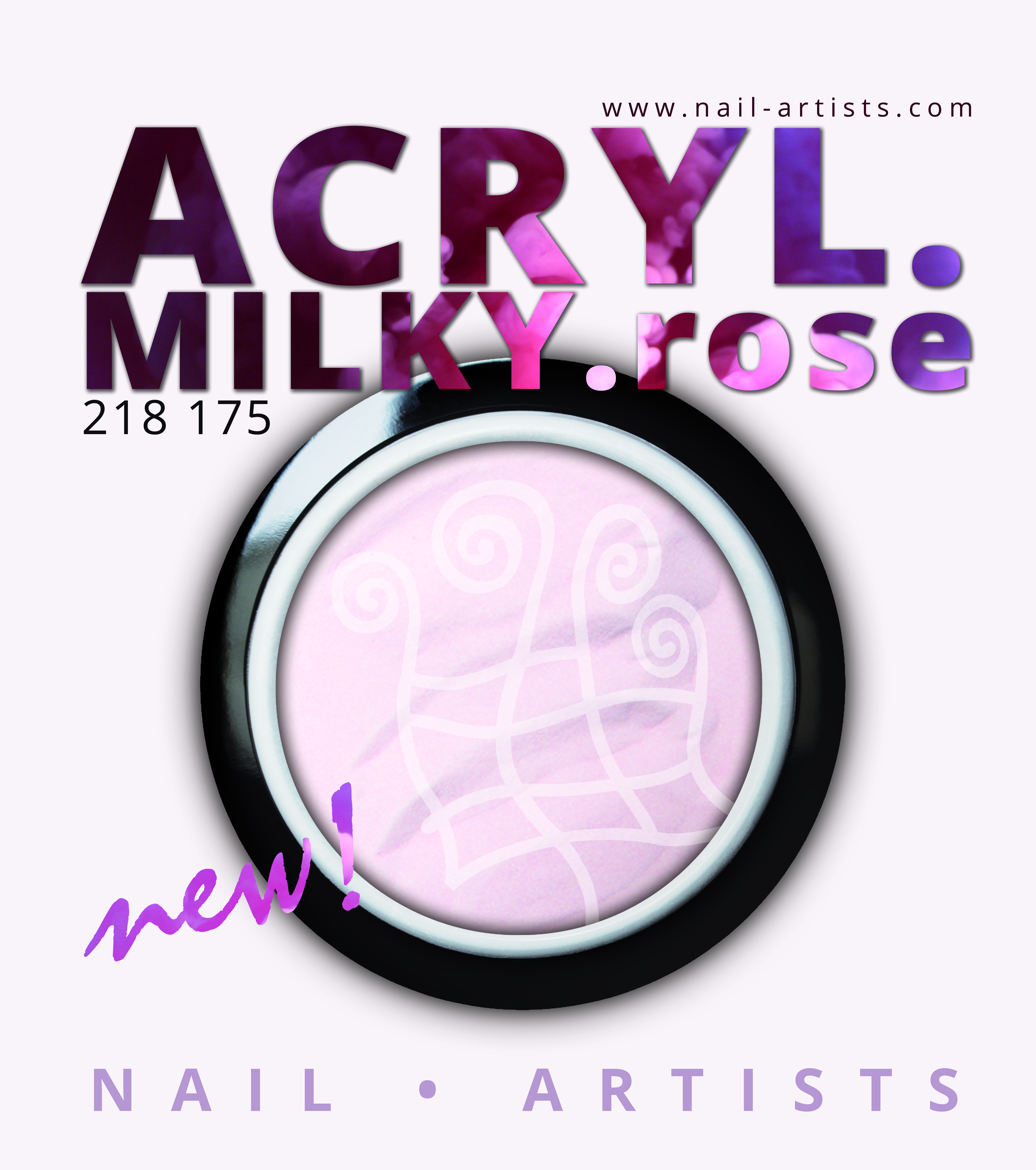 NAIL ARTISTS NailPOWDER Milky Rose