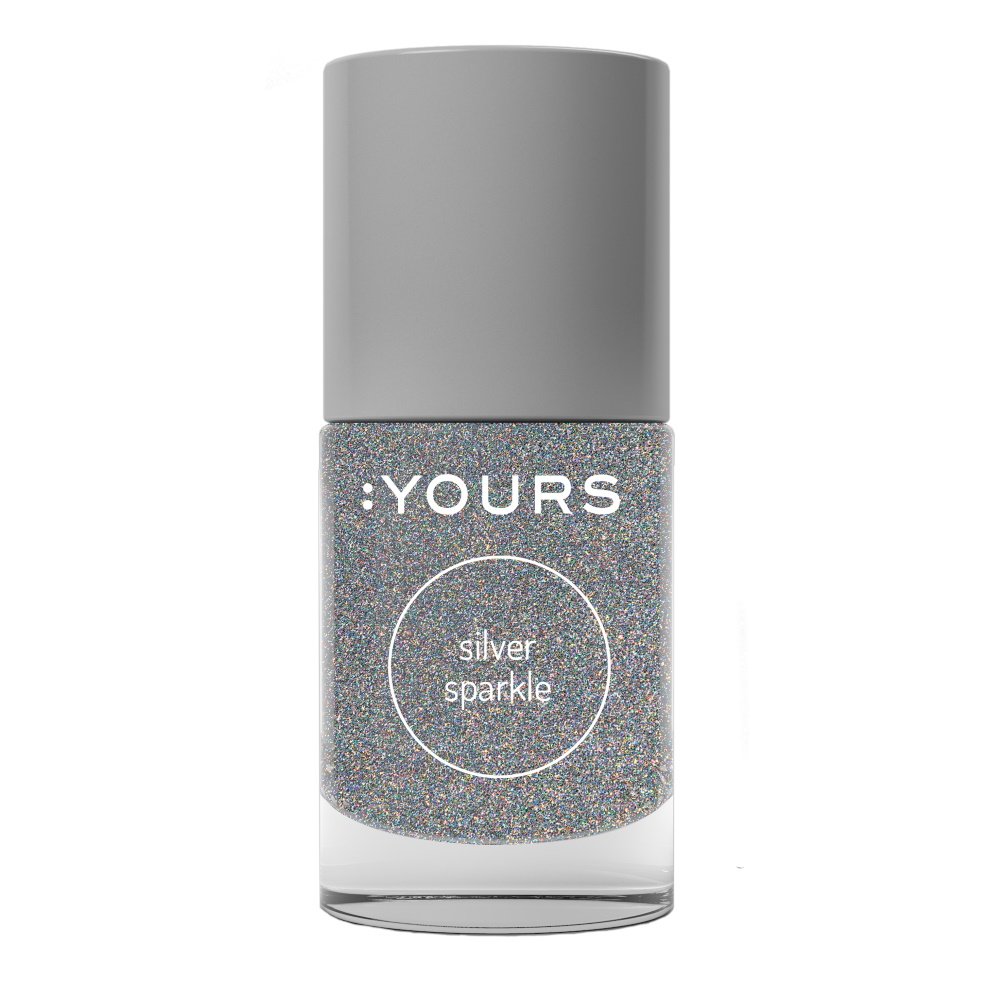 :YOURS Stempellak Silver Sparkle