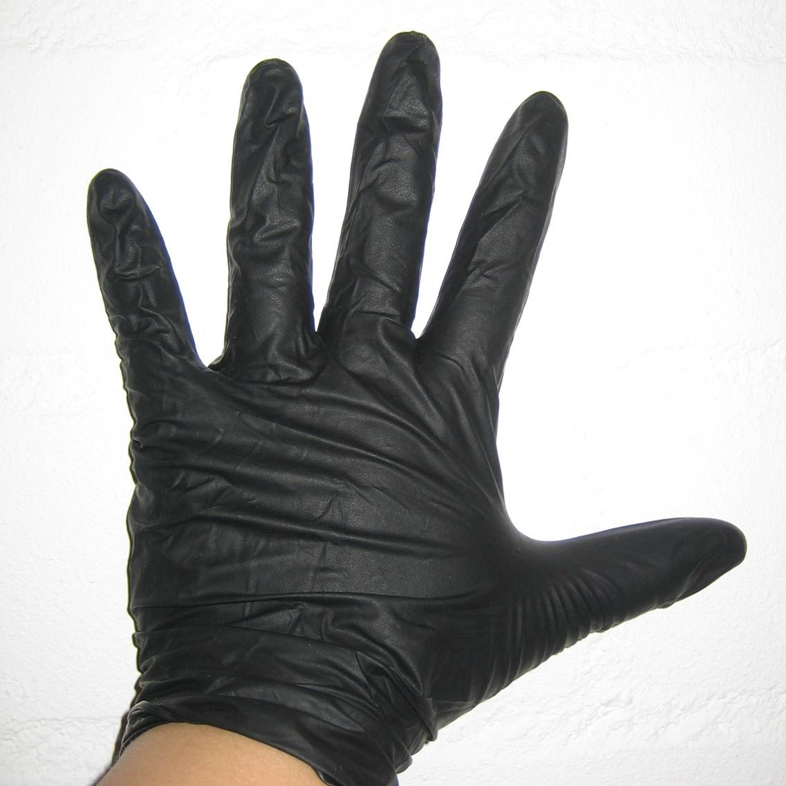 Handschoenen Solid Nitrile Zwart