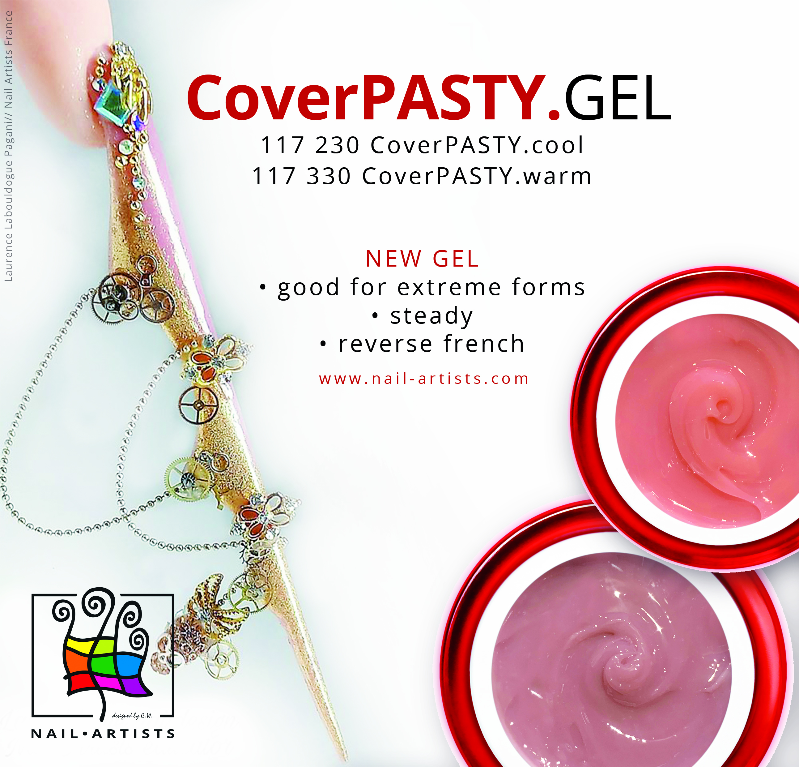 Nail Artists Cover Pasty Warm Gel