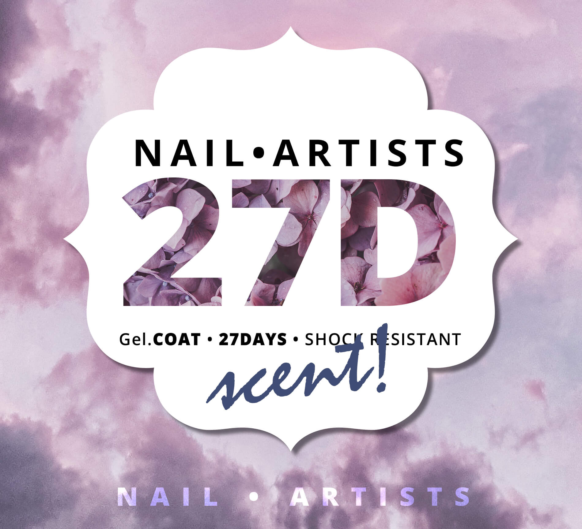 NAIL ARTISTS 27D Gellak 191 Glitter Roze