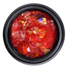 Nail Artists Reflector Shreds Orange Gold