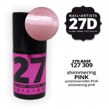 NAIL ARTISTS 27D Base Coat 309 Shimmering Pink