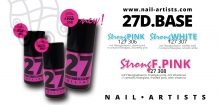 NAIL ARTISTS 27D Base Coat 308 Fiber Base Strong Frosted Pink