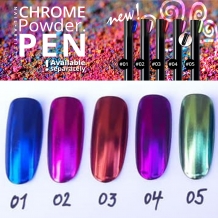 Nail Artists Chrome Powder Pen 02 Roze