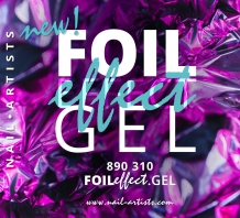 Nail Artists Foil Effect Gel