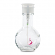 Light Elegance Round Bottom Flask Pump Transparant