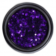 Nail Artists Mat French Macarons 2 Dark Purple Flakes