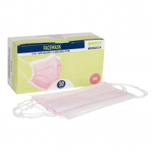 Mondkapjes Roze Type IIR - 3 laags papier