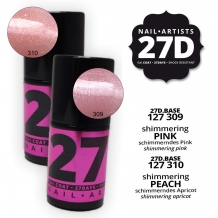 NAIL ARTISTS 27D Base Coat 310 Shimmering Peach