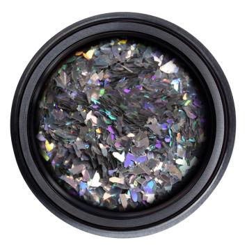 Nail Artists Reflector Shreds Hologram Silver