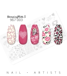 Nail Artists Stempelplaat 3 - Liefde