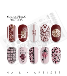 Nail Artists Stempelplaat 5 - Dierenprint