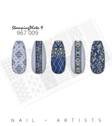 Nail Artists Stempelplaat 9 - Geometrie